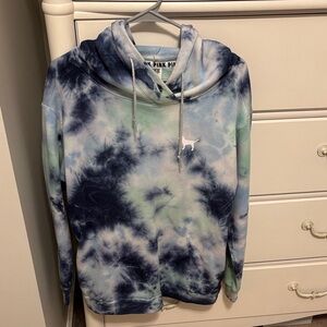 Victoria's Secret Blue and Green Tie-Dye Sweater